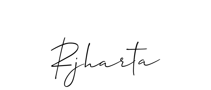 Make a beautiful signature design for name Rjharta. Use this online signature maker to create a handwritten signature for free. Rjharta signature style 2 images and pictures png