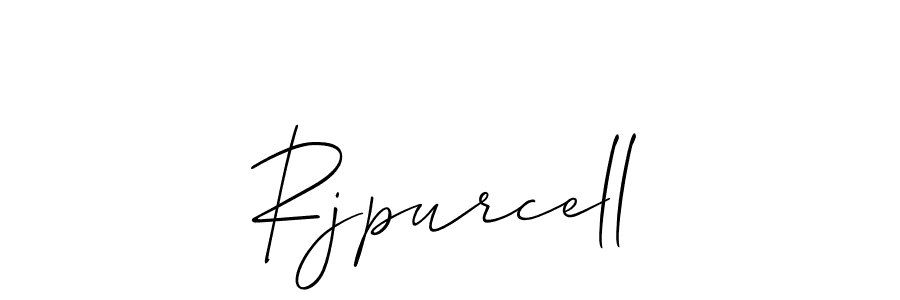 You should practise on your own different ways (Allison_Script) to write your name (Rjpurcell) in signature. don't let someone else do it for you. Rjpurcell signature style 2 images and pictures png