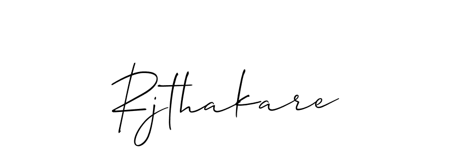 Also we have Rjthakare name is the best signature style. Create professional handwritten signature collection using Allison_Script autograph style. Rjthakare signature style 2 images and pictures png