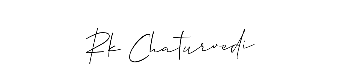 You should practise on your own different ways (Allison_Script) to write your name (Rk Chaturvedi) in signature. don't let someone else do it for you. Rk Chaturvedi signature style 2 images and pictures png