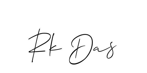 Make a short Rk Das signature style. Manage your documents anywhere anytime using Allison_Script. Create and add eSignatures, submit forms, share and send files easily. Rk Das signature style 2 images and pictures png
