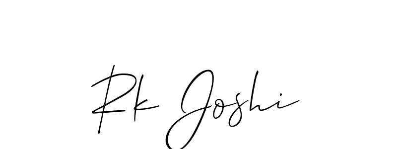 You can use this online signature creator to create a handwritten signature for the name Rk Joshi. This is the best online autograph maker. Rk Joshi signature style 2 images and pictures png