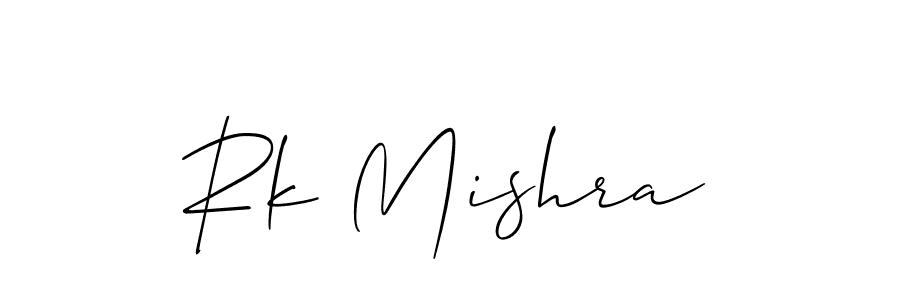 Make a beautiful signature design for name Rk Mishra. With this signature (Allison_Script) style, you can create a handwritten signature for free. Rk Mishra signature style 2 images and pictures png