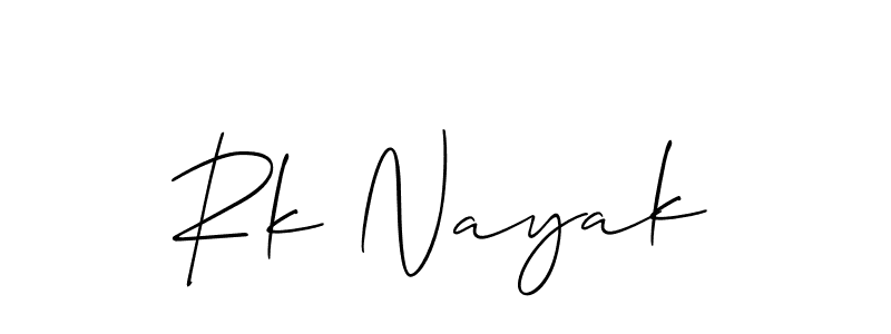 Make a beautiful signature design for name Rk Nayak. Use this online signature maker to create a handwritten signature for free. Rk Nayak signature style 2 images and pictures png