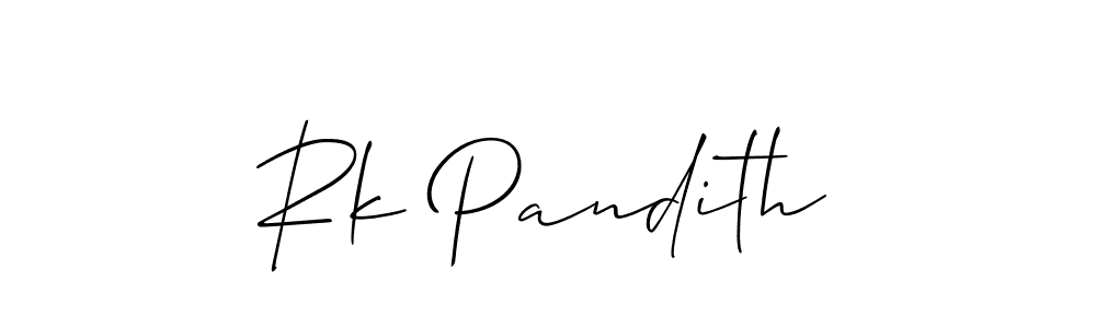 Make a beautiful signature design for name Rk Pandith. Use this online signature maker to create a handwritten signature for free. Rk Pandith signature style 2 images and pictures png