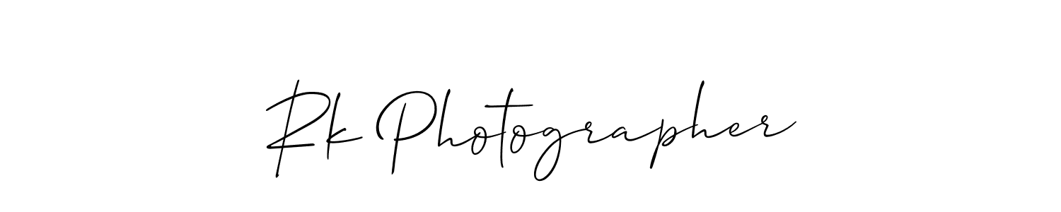 Make a beautiful signature design for name Rk Photographer. Use this online signature maker to create a handwritten signature for free. Rk Photographer signature style 2 images and pictures png