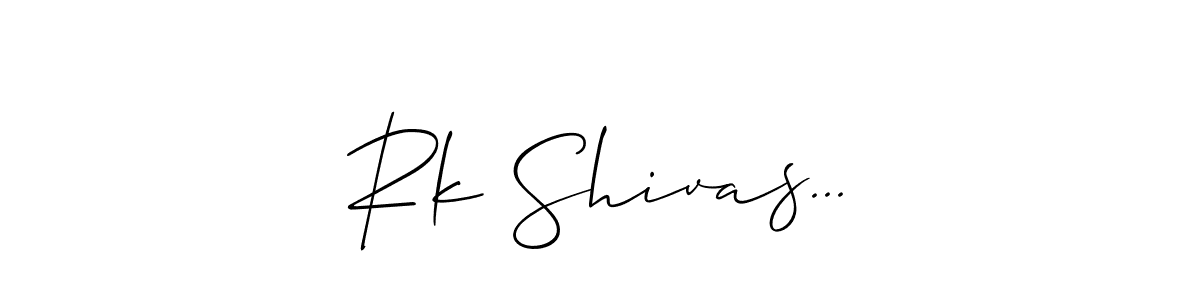 Check out images of Autograph of Rk Shivas... name. Actor Rk Shivas... Signature Style. Allison_Script is a professional sign style online. Rk Shivas... signature style 2 images and pictures png