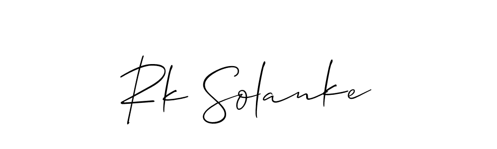 Once you've used our free online signature maker to create your best signature Allison_Script style, it's time to enjoy all of the benefits that Rk Solanke name signing documents. Rk Solanke signature style 2 images and pictures png