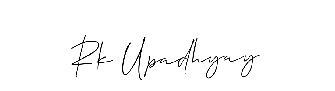 This is the best signature style for the Rk Upadhyay name. Also you like these signature font (Allison_Script). Mix name signature. Rk Upadhyay signature style 2 images and pictures png