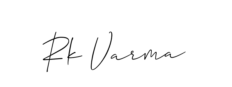 Best and Professional Signature Style for Rk Varma. Allison_Script Best Signature Style Collection. Rk Varma signature style 2 images and pictures png