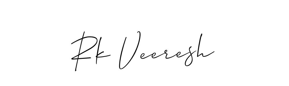 You should practise on your own different ways (Allison_Script) to write your name (Rk Veeresh) in signature. don't let someone else do it for you. Rk Veeresh signature style 2 images and pictures png