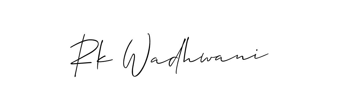 Here are the top 10 professional signature styles for the name Rk Wadhwani. These are the best autograph styles you can use for your name. Rk Wadhwani signature style 2 images and pictures png