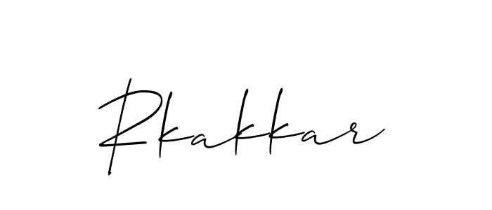 Also You can easily find your signature by using the search form. We will create Rkakkar name handwritten signature images for you free of cost using Allison_Script sign style. Rkakkar signature style 2 images and pictures png