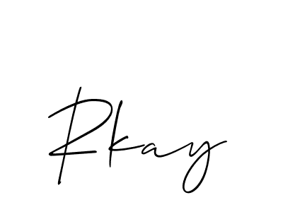 Make a beautiful signature design for name Rkay. Use this online signature maker to create a handwritten signature for free. Rkay signature style 2 images and pictures png