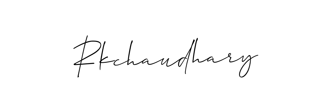 It looks lik you need a new signature style for name Rkchaudhary. Design unique handwritten (Allison_Script) signature with our free signature maker in just a few clicks. Rkchaudhary signature style 2 images and pictures png