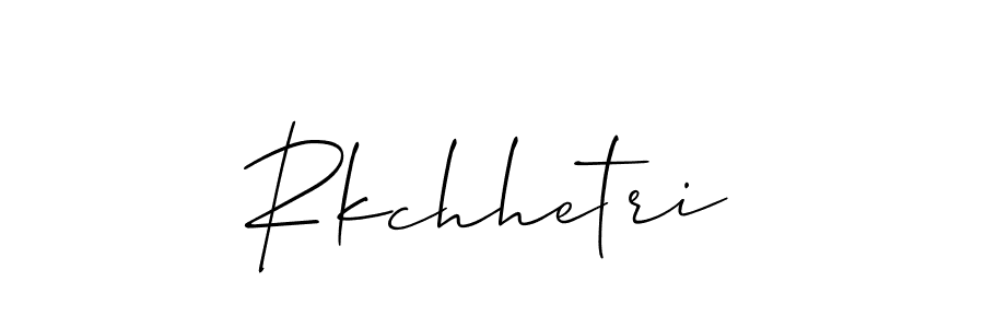 if you are searching for the best signature style for your name Rkchhetri. so please give up your signature search. here we have designed multiple signature styles  using Allison_Script. Rkchhetri signature style 2 images and pictures png
