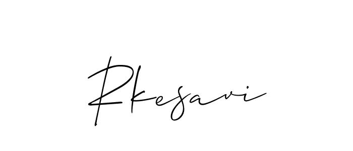 Make a beautiful signature design for name Rkesavi. With this signature (Allison_Script) style, you can create a handwritten signature for free. Rkesavi signature style 2 images and pictures png