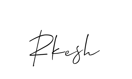 Create a beautiful signature design for name Rkesh. With this signature (Allison_Script) fonts, you can make a handwritten signature for free. Rkesh signature style 2 images and pictures png