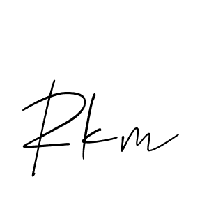 Similarly Allison_Script is the best handwritten signature design. Signature creator online .You can use it as an online autograph creator for name Rkm. Rkm signature style 2 images and pictures png