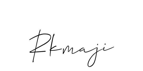 Also You can easily find your signature by using the search form. We will create Rkmaji name handwritten signature images for you free of cost using Allison_Script sign style. Rkmaji signature style 2 images and pictures png