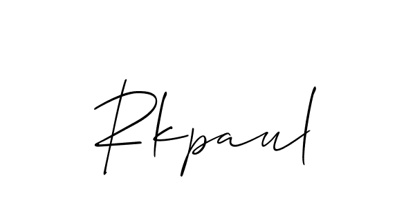 if you are searching for the best signature style for your name Rkpaul. so please give up your signature search. here we have designed multiple signature styles  using Allison_Script. Rkpaul signature style 2 images and pictures png