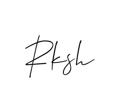 Similarly Allison_Script is the best handwritten signature design. Signature creator online .You can use it as an online autograph creator for name Rksh. Rksh signature style 2 images and pictures png