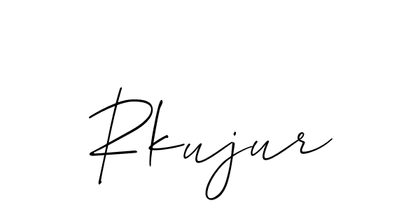 Allison_Script is a professional signature style that is perfect for those who want to add a touch of class to their signature. It is also a great choice for those who want to make their signature more unique. Get Rkujur name to fancy signature for free. Rkujur signature style 2 images and pictures png