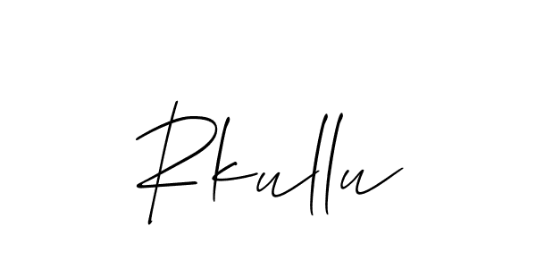 How to make Rkullu name signature. Use Allison_Script style for creating short signs online. This is the latest handwritten sign. Rkullu signature style 2 images and pictures png
