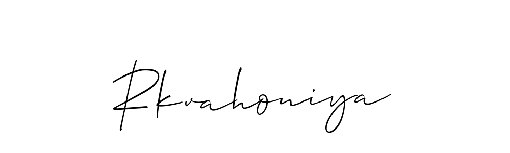 Here are the top 10 professional signature styles for the name Rkvahoniya. These are the best autograph styles you can use for your name. Rkvahoniya signature style 2 images and pictures png