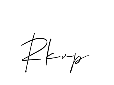 Also we have Rkvp name is the best signature style. Create professional handwritten signature collection using Allison_Script autograph style. Rkvp signature style 2 images and pictures png