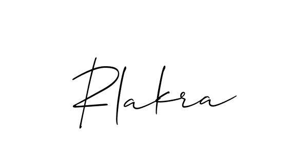 Similarly Allison_Script is the best handwritten signature design. Signature creator online .You can use it as an online autograph creator for name Rlakra. Rlakra signature style 2 images and pictures png