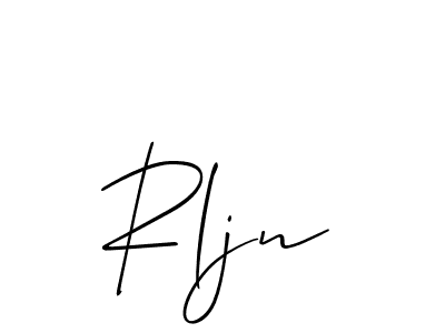 Here are the top 10 professional signature styles for the name Rljn. These are the best autograph styles you can use for your name. Rljn signature style 2 images and pictures png