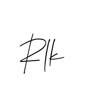 Once you've used our free online signature maker to create your best signature Allison_Script style, it's time to enjoy all of the benefits that Rlk name signing documents. Rlk signature style 2 images and pictures png