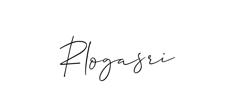 How to make Rlogasri signature? Allison_Script is a professional autograph style. Create handwritten signature for Rlogasri name. Rlogasri signature style 2 images and pictures png