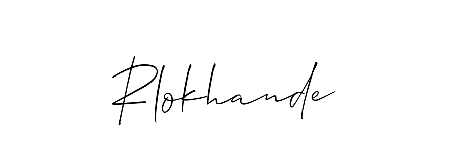 This is the best signature style for the Rlokhande name. Also you like these signature font (Allison_Script). Mix name signature. Rlokhande signature style 2 images and pictures png