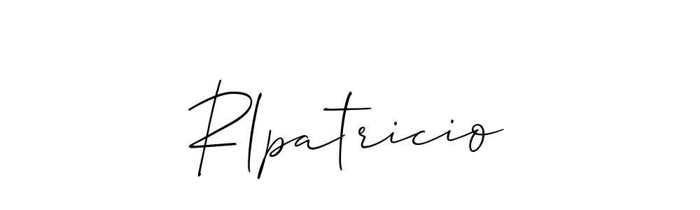 Also we have Rlpatricio name is the best signature style. Create professional handwritten signature collection using Allison_Script autograph style. Rlpatricio signature style 2 images and pictures png