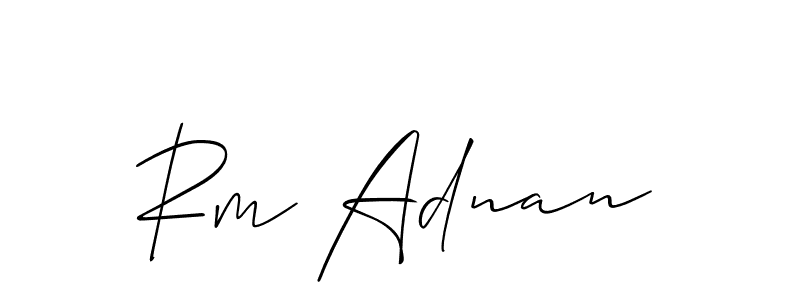 Here are the top 10 professional signature styles for the name Rm Adnan. These are the best autograph styles you can use for your name. Rm Adnan signature style 2 images and pictures png