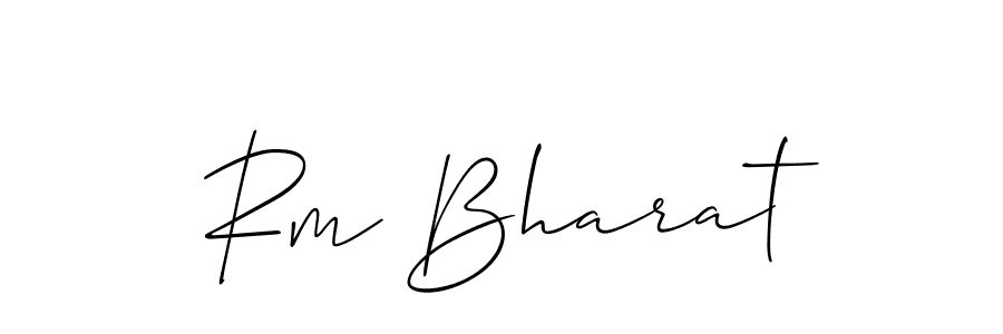 Once you've used our free online signature maker to create your best signature Allison_Script style, it's time to enjoy all of the benefits that Rm Bharat name signing documents. Rm Bharat signature style 2 images and pictures png