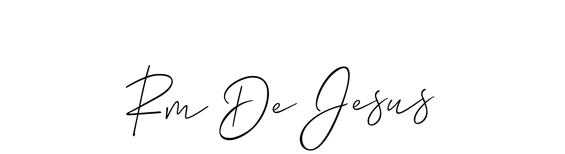 You should practise on your own different ways (Allison_Script) to write your name (Rm De Jesus) in signature. don't let someone else do it for you. Rm De Jesus signature style 2 images and pictures png