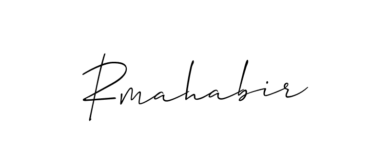 You should practise on your own different ways (Allison_Script) to write your name (Rmahabir) in signature. don't let someone else do it for you. Rmahabir signature style 2 images and pictures png