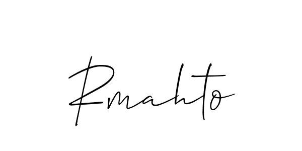 Make a short Rmahto signature style. Manage your documents anywhere anytime using Allison_Script. Create and add eSignatures, submit forms, share and send files easily. Rmahto signature style 2 images and pictures png