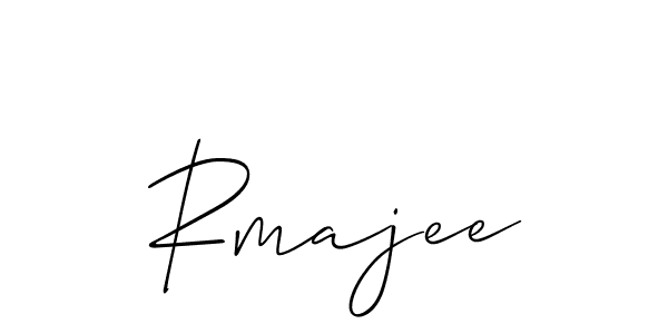 How to make Rmajee signature? Allison_Script is a professional autograph style. Create handwritten signature for Rmajee name. Rmajee signature style 2 images and pictures png