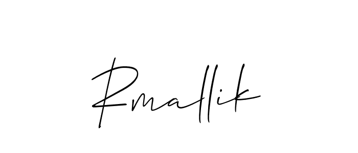 Make a beautiful signature design for name Rmallik. Use this online signature maker to create a handwritten signature for free. Rmallik signature style 2 images and pictures png