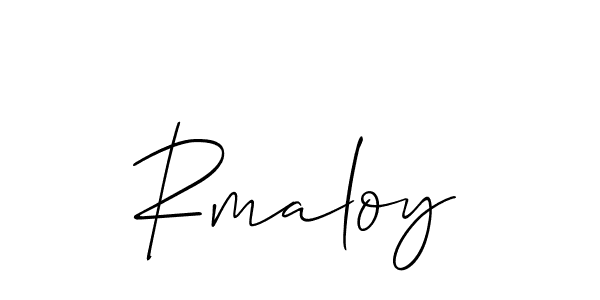 How to make Rmaloy signature? Allison_Script is a professional autograph style. Create handwritten signature for Rmaloy name. Rmaloy signature style 2 images and pictures png