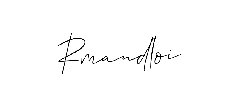 How to Draw Rmandloi signature style? Allison_Script is a latest design signature styles for name Rmandloi. Rmandloi signature style 2 images and pictures png