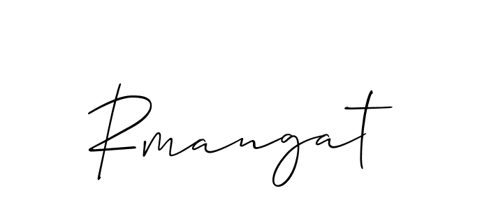 Make a short Rmangat signature style. Manage your documents anywhere anytime using Allison_Script. Create and add eSignatures, submit forms, share and send files easily. Rmangat signature style 2 images and pictures png