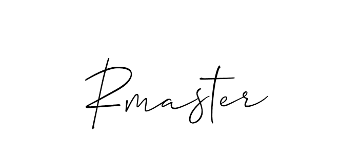 You should practise on your own different ways (Allison_Script) to write your name (Rmaster) in signature. don't let someone else do it for you. Rmaster signature style 2 images and pictures png