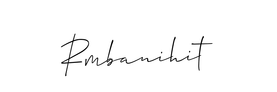 It looks lik you need a new signature style for name Rmbanihit. Design unique handwritten (Allison_Script) signature with our free signature maker in just a few clicks. Rmbanihit signature style 2 images and pictures png
