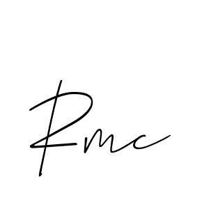 Similarly Allison_Script is the best handwritten signature design. Signature creator online .You can use it as an online autograph creator for name Rmc. Rmc signature style 2 images and pictures png