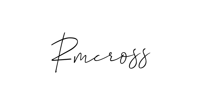 How to Draw Rmcross signature style? Allison_Script is a latest design signature styles for name Rmcross. Rmcross signature style 2 images and pictures png